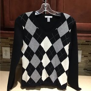 100% Cashmere By Charter Club V-Neck 2 Ply P/S